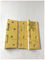 Helles goldenes Platten-Edelstahl-Kugellager lagert glatte Hochleistungsoberfläche schwenkbar